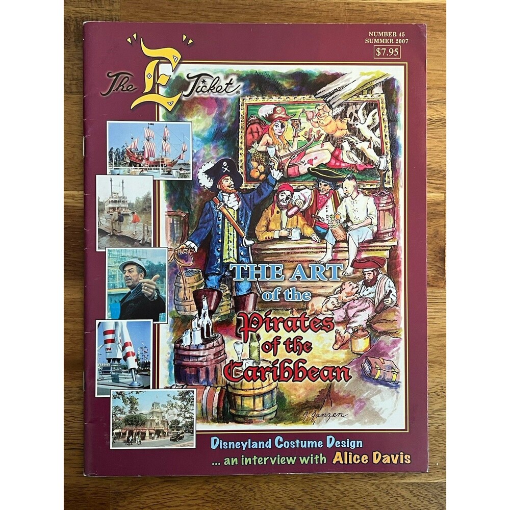 The E Ticket 2007 Art of Pirates of the Caribbean Disney Theme Park Souvenir